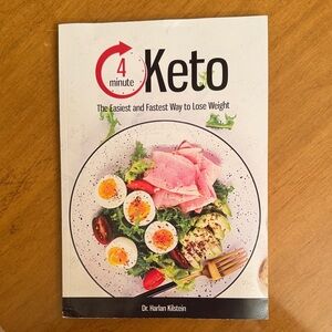 4 Minute Keto Cookbook by Dr. Harlan Kilstein- Paperpack Book